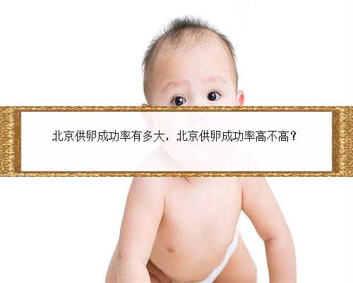 北京供卵成功率有多大，北京供卵成功率高不高？