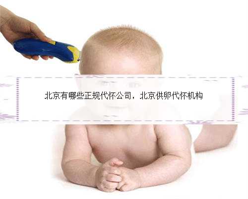 北京有哪些正规代怀公司，北京供卵代怀机构