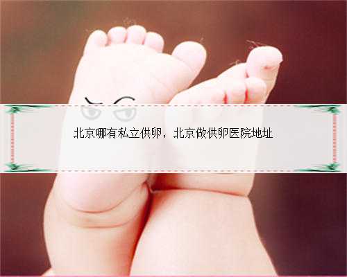 北京哪有私立供卵，北京做供卵医院地址