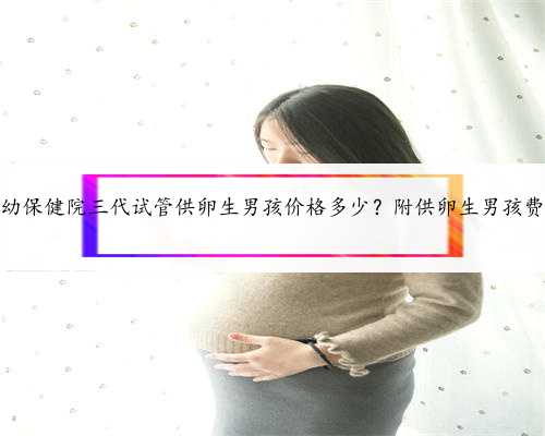 北京市妇幼保健院三代试管供卵生男孩价格多少？附供卵生男孩费用明细？