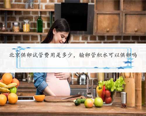 北京供卵试管费用是多少，输卵管积水可以供卵吗